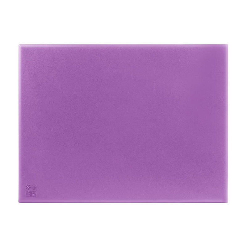 Hygiplas High Density Chopping Board Purple - 600x450x25mm
