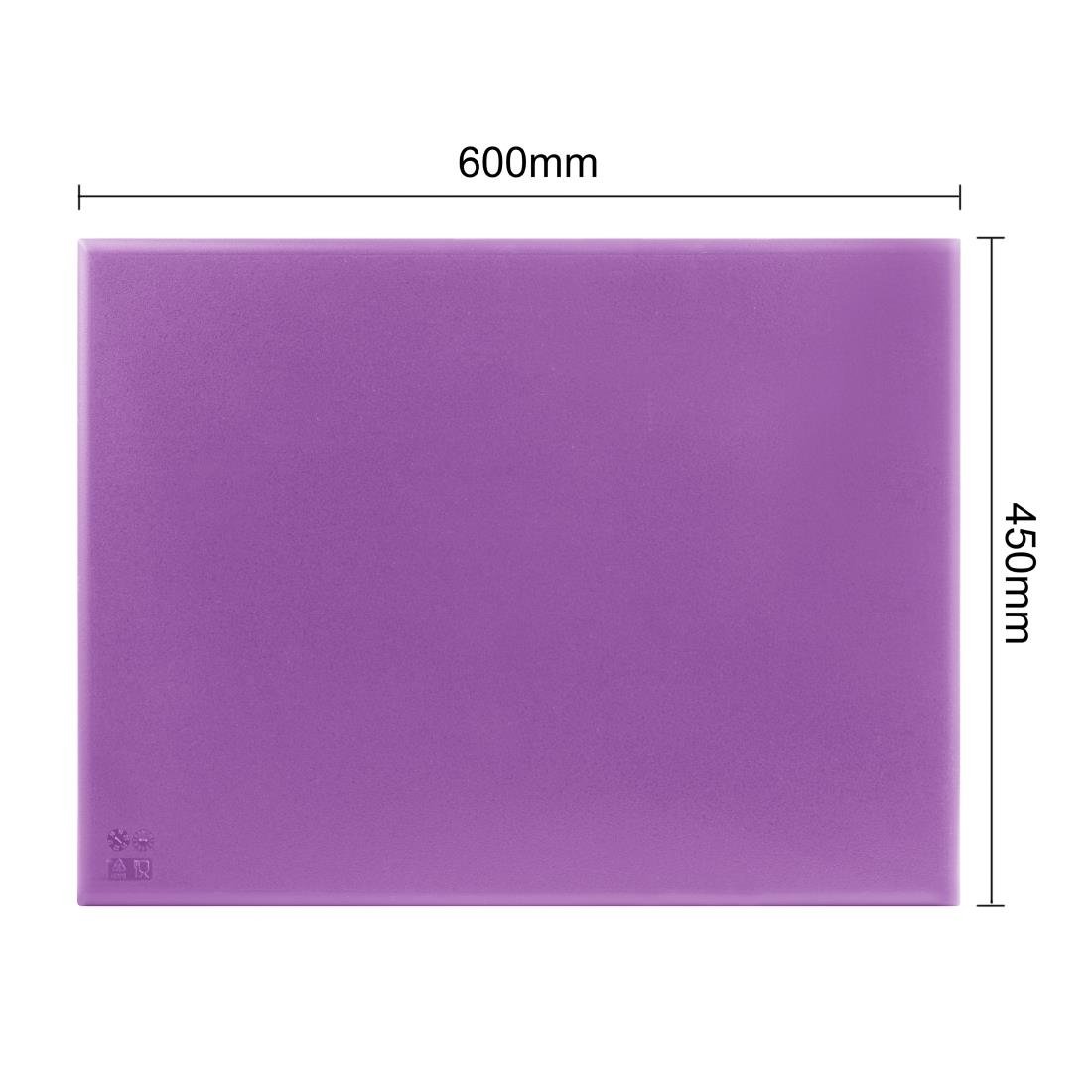 Hygiplas High Density Chopping Board Purple - 600x450x25mm