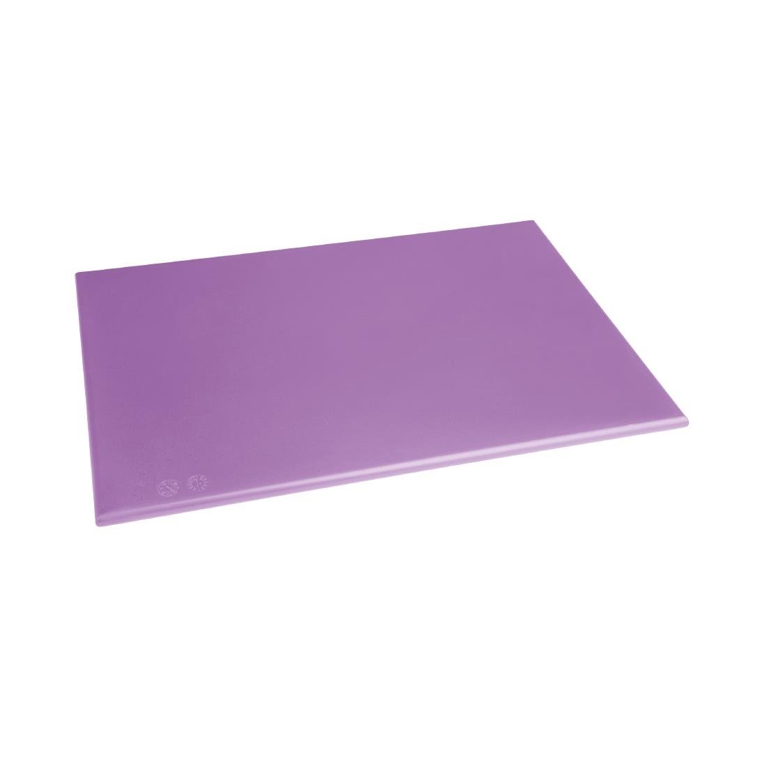 Hygiplas Anti-bacterial High Density Chopping Board Purple - 450x300x10mm