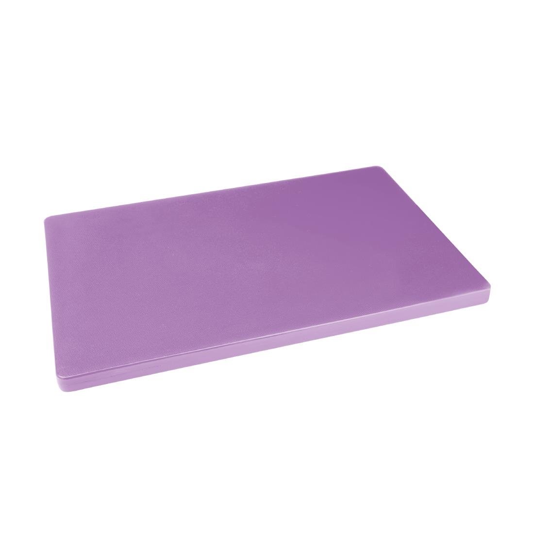 Hygiplas Low Density Chopping Board Purple - 300x450x20mm