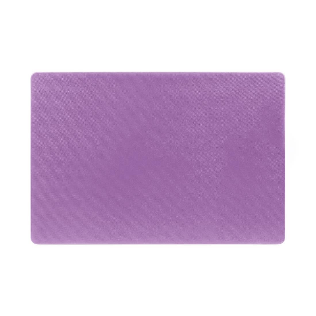 Hygiplas Low Density Chopping Board Purple - 300x450x20mm