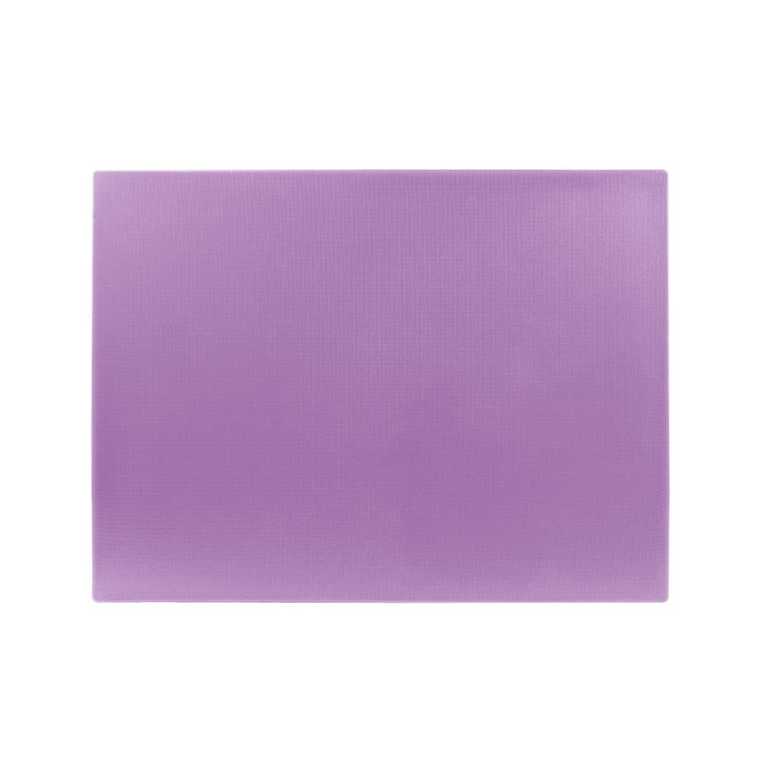 Hygiplas Low Density Chopping Board Purple - 600x450x20mm