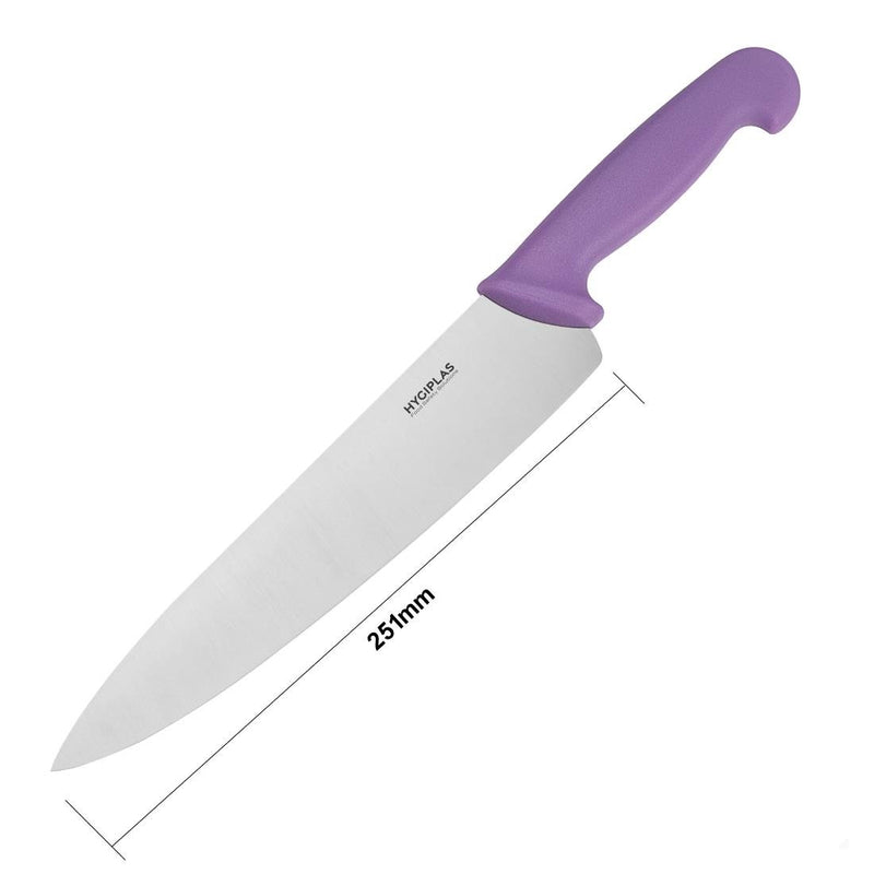 Hygiplas Cooks Knife Purple 254mm