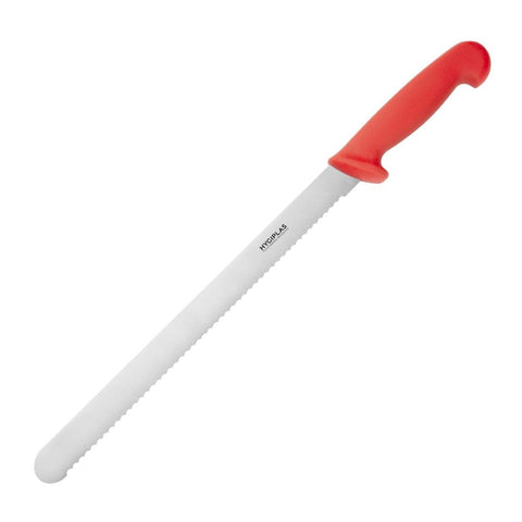 Hygiplas Slicer Serrated Red 300mm