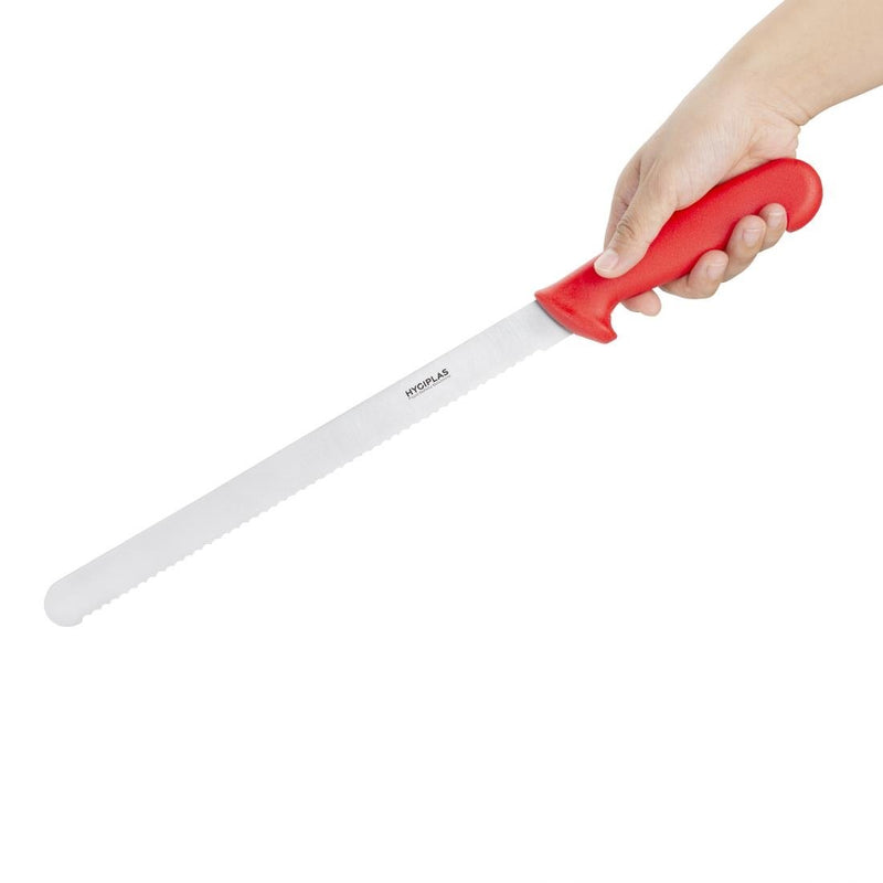 Hygiplas Slicer Serrated Red 300mm