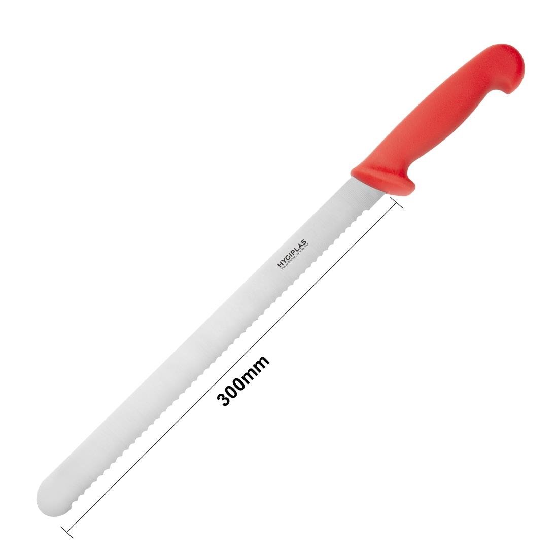 Hygiplas Slicer Serrated Red 300mm