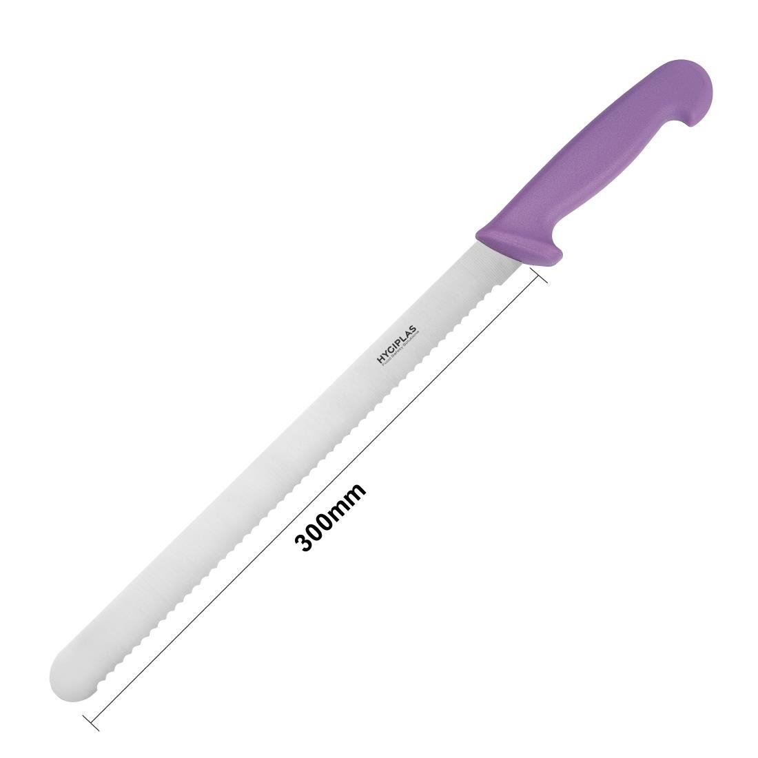 Hygiplas Slicer Serrated Purple 300mm