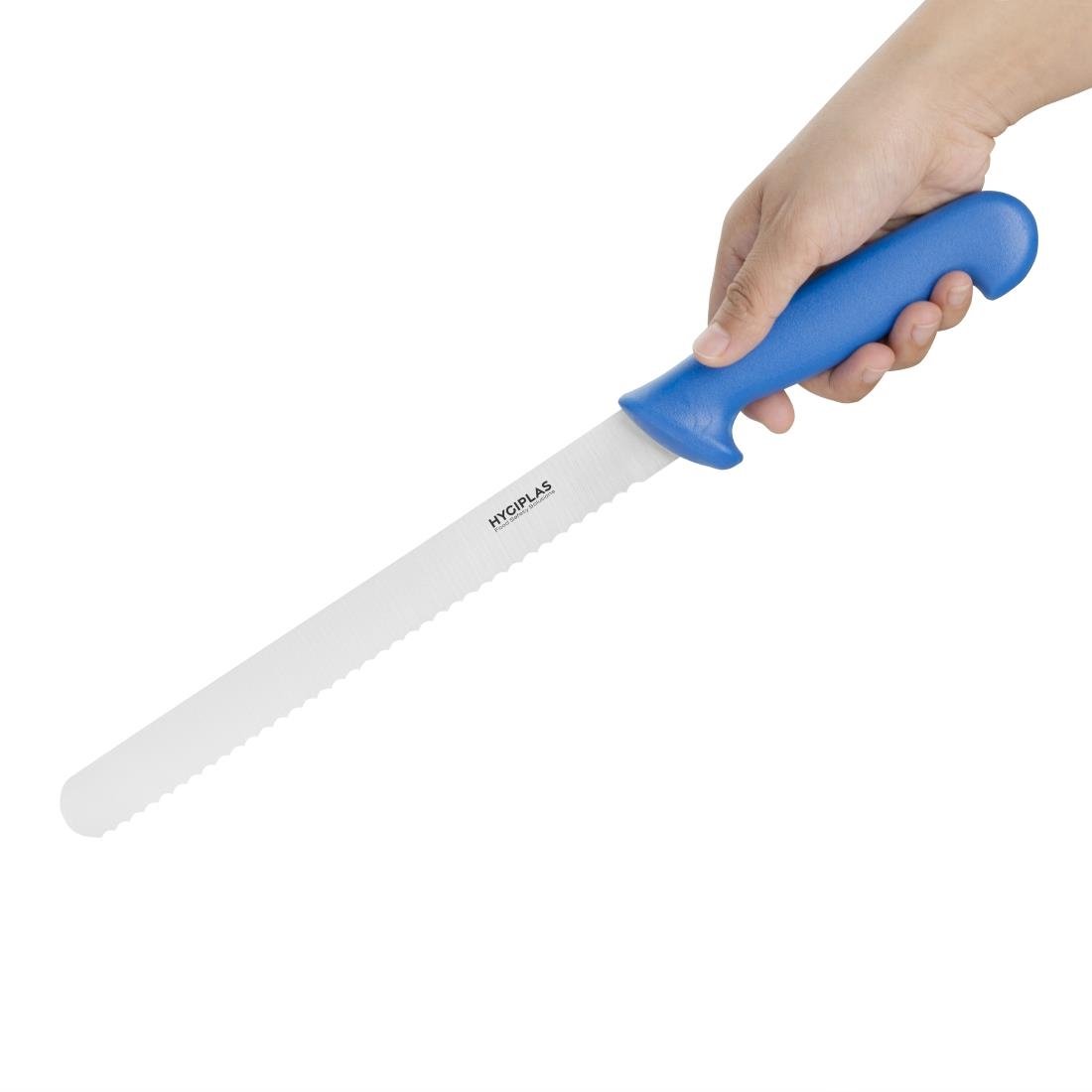 Hygiplas Slicer Serrated Blue 255mm