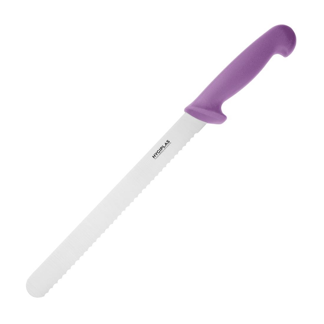 Hygiplas Slicer Serrated Purple 255mm