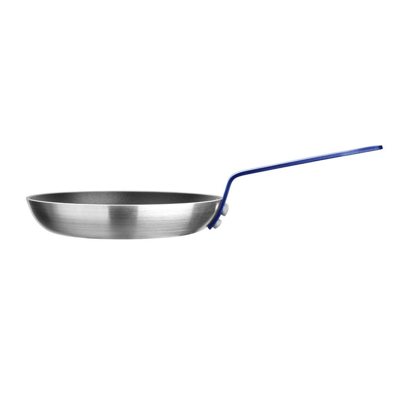 Hygiplas Frypan Aluminium Non-stick Teflon Platinum Plus Blue Handle - 200x35mm