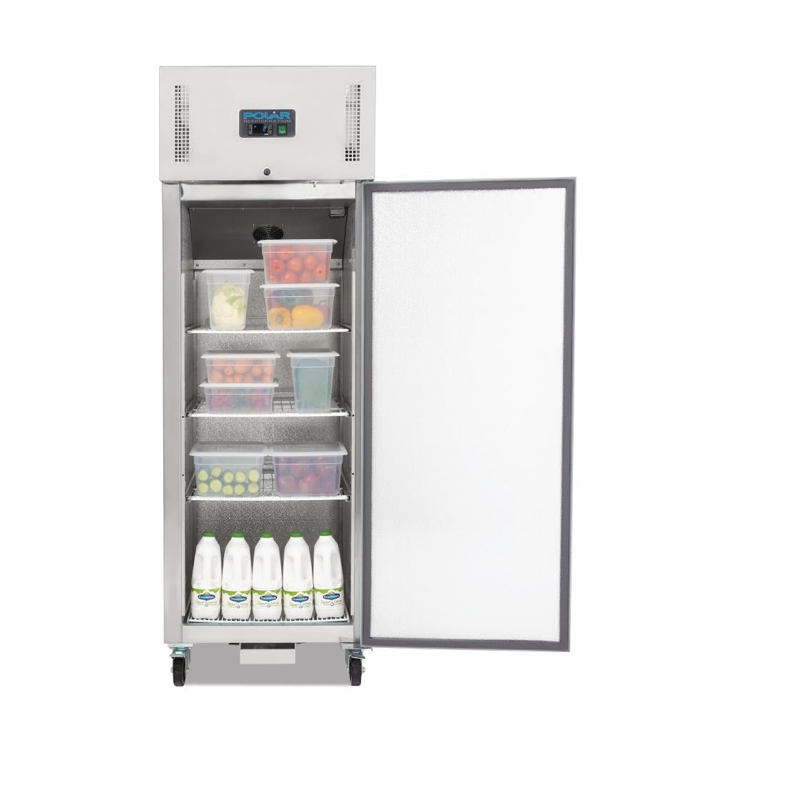 Polar G-Series Upright Fridge Stainless Steel 600Ltr