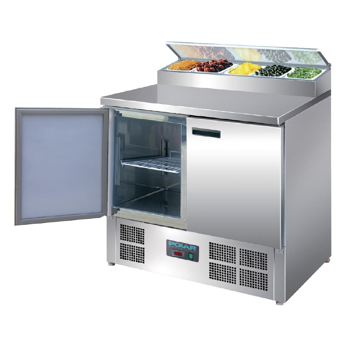 Polar G-Series Pizza Prep Counter Fridge 254Ltr