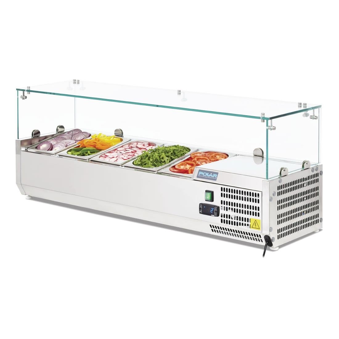 Polar G-Series Countertop Prep Fridge 5x 1/4GN