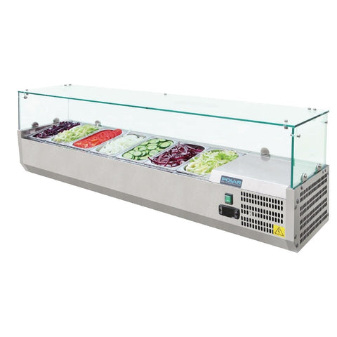 Polar G-Series Countertop Prep Fridge 7x 1/4GN