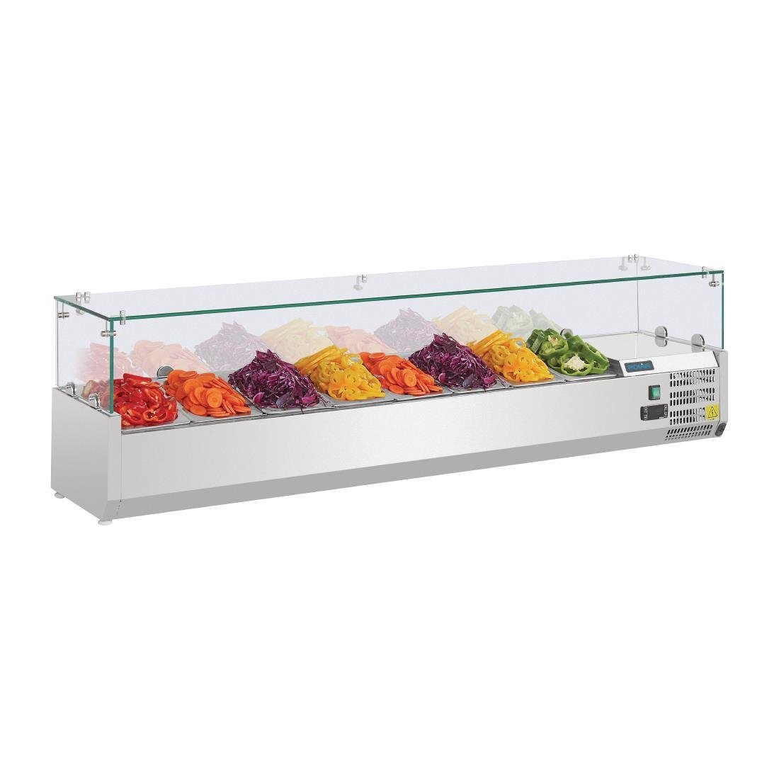 Polar G-Series Countertop Prep Fridge 8x 1/4GN