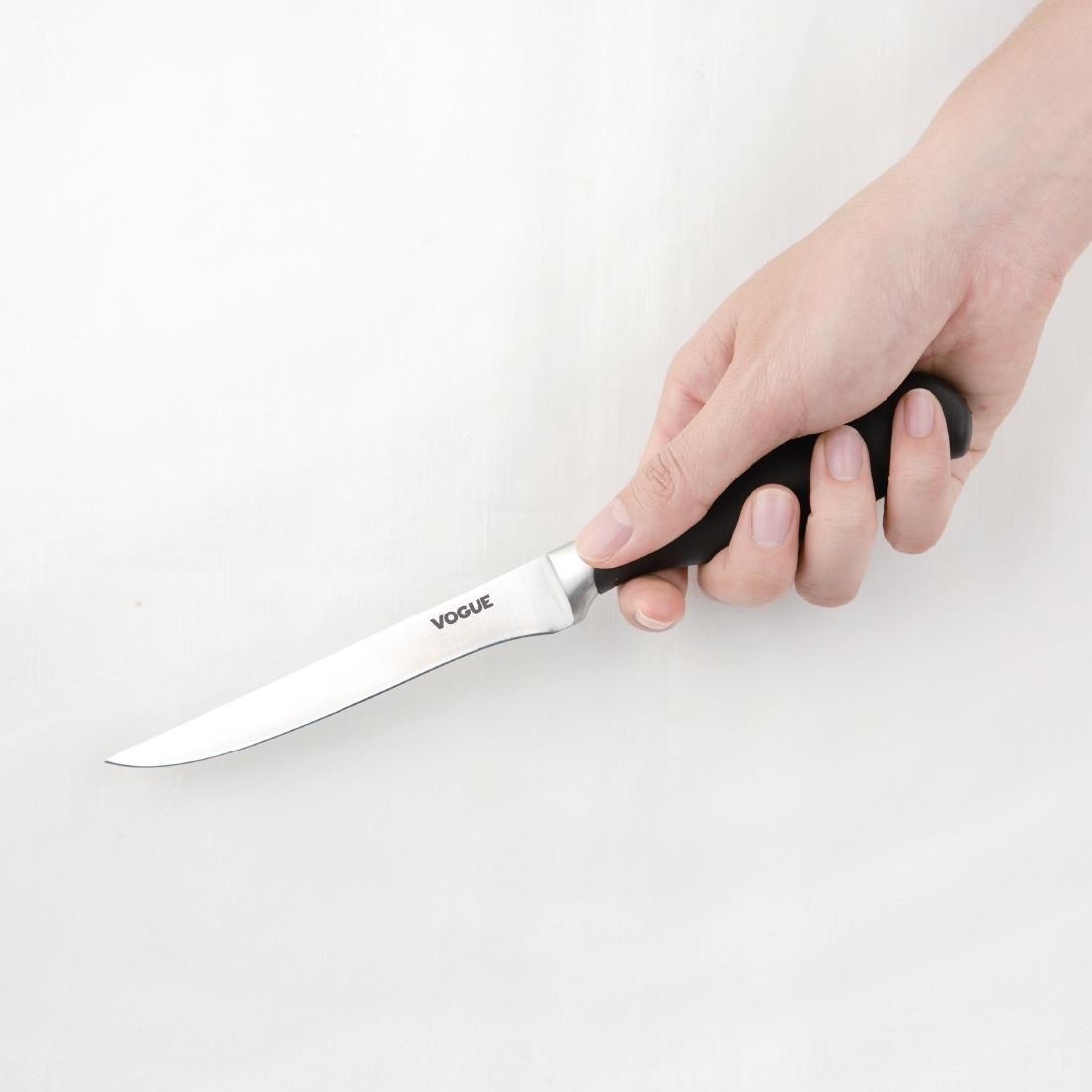 Vogue Soft Grip Boning Knife 130mm