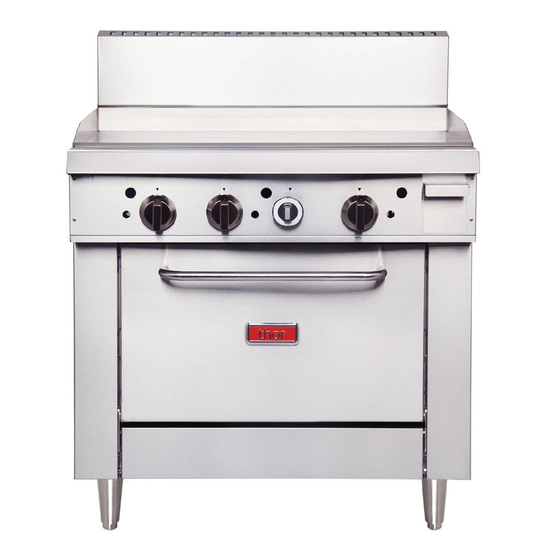 Thor Natural Gas Freestanding Oven Range with Griddle Plate