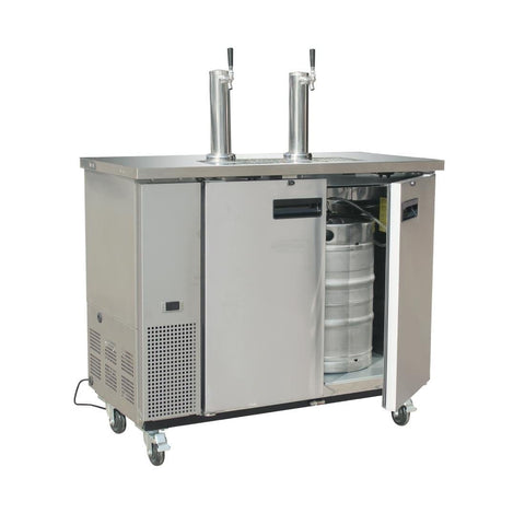 Polar G-Series Direct Draw Beer Dispenser (2 Keg 2 Tap) Stainless Steel