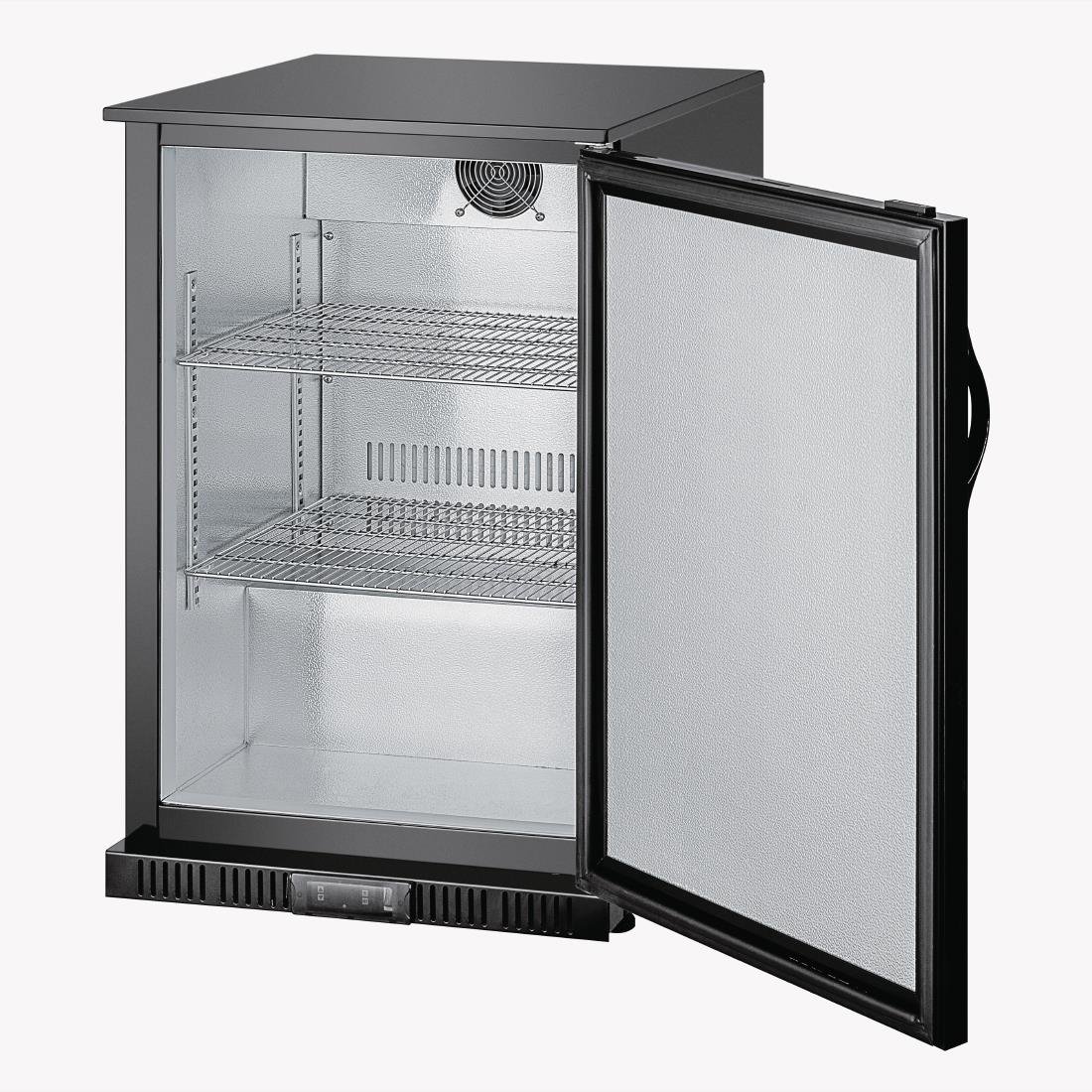 Polar G-series 850mm Single Door Back Bar Cooler Solid Door 128 Ltr