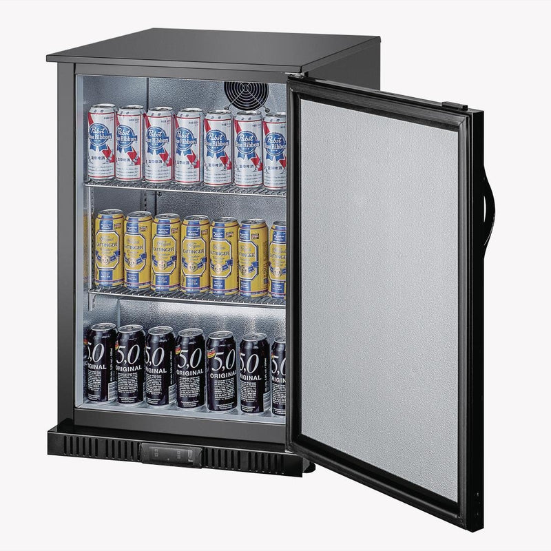 Polar G-series 850mm Single Door Back Bar Cooler Solid Door 128 Ltr