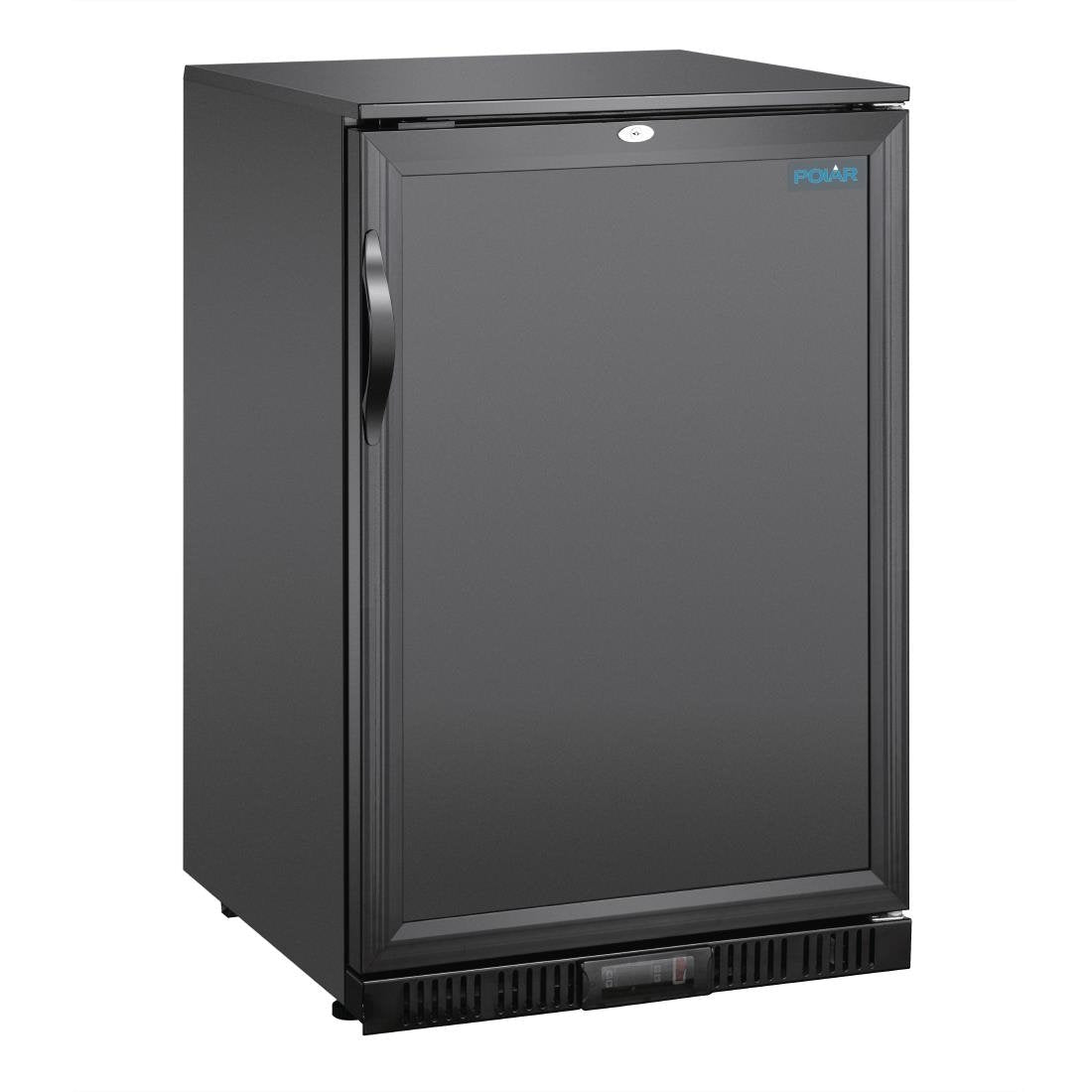 Polar G-series 850mm Single Door Back Bar Cooler Solid Door 128 Ltr