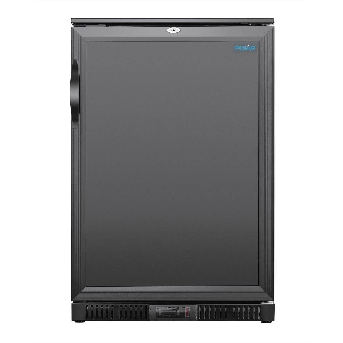 Polar G-series 850mm Single Door Back Bar Cooler Solid Door 128 Ltr