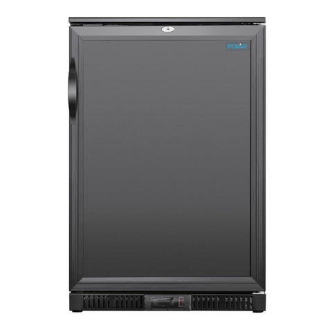 Polar G-series 850mm Single Door Back Bar Cooler Solid Door 128 Ltr