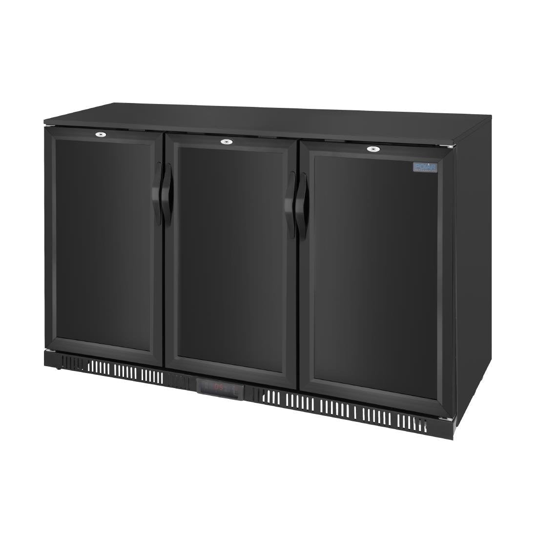 Polar G-series 850mm Triple Door Back Bar Cooler Solid Door 320 Ltr