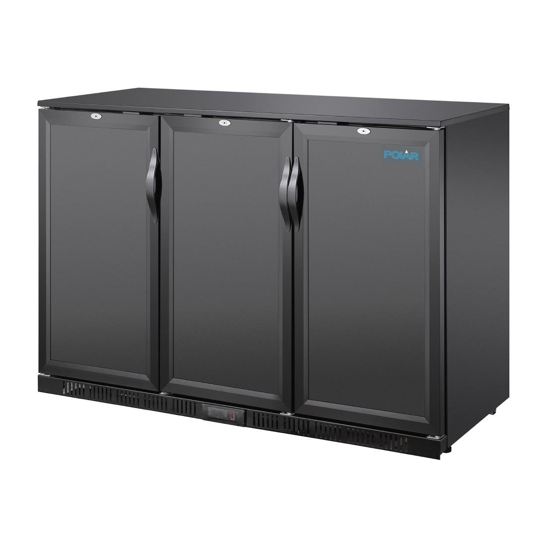 Polar G-series 850mm Triple Door Back Bar Cooler Solid Door 320 Ltr