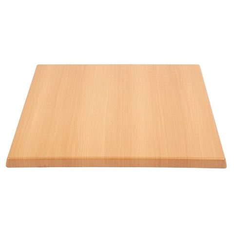 Bolero Square Table Top Beech 600mm