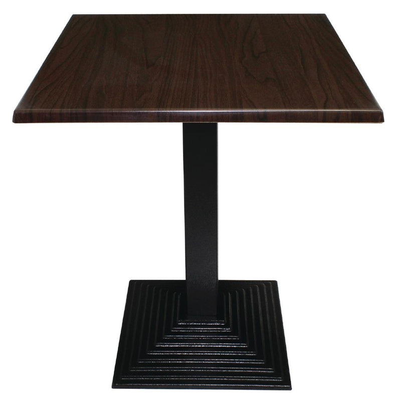 Bolero Square Table Top Dark Brown 700mm