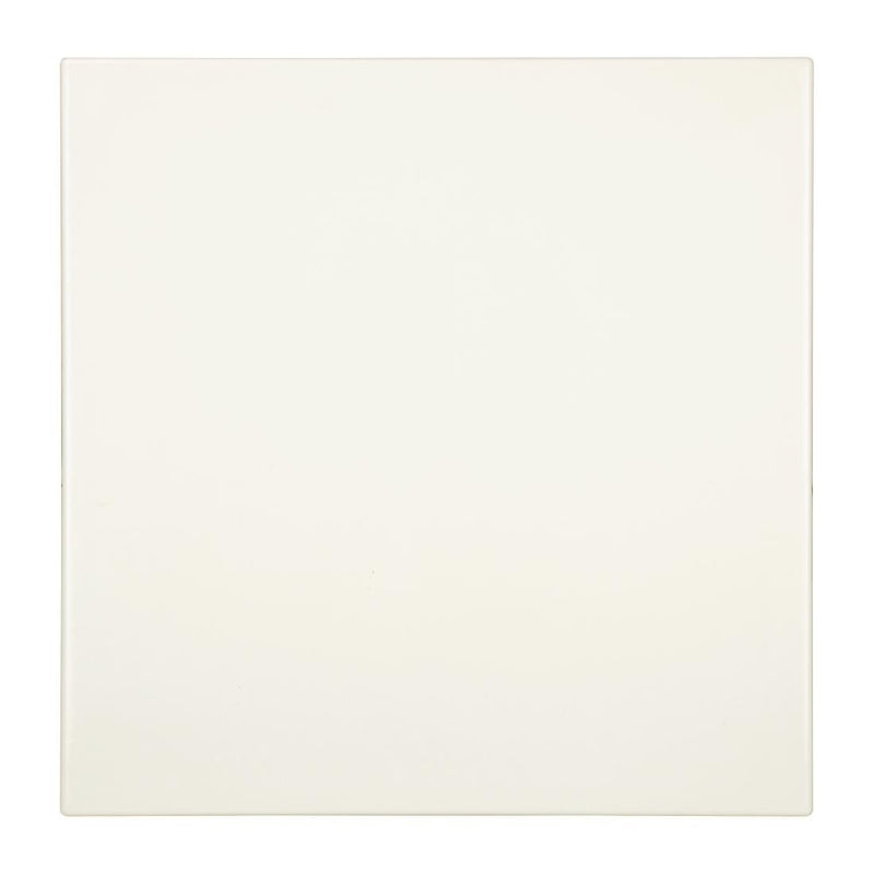 Bolero Square Table Top White 700mm