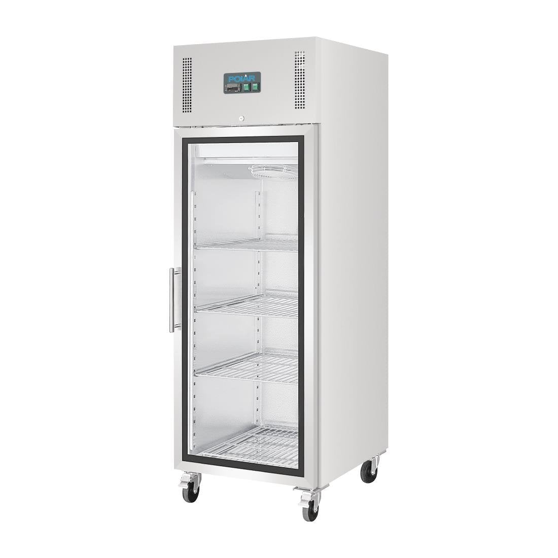 Polar G-Series Gastro Display Glass Door Fridge 600Ltr - White