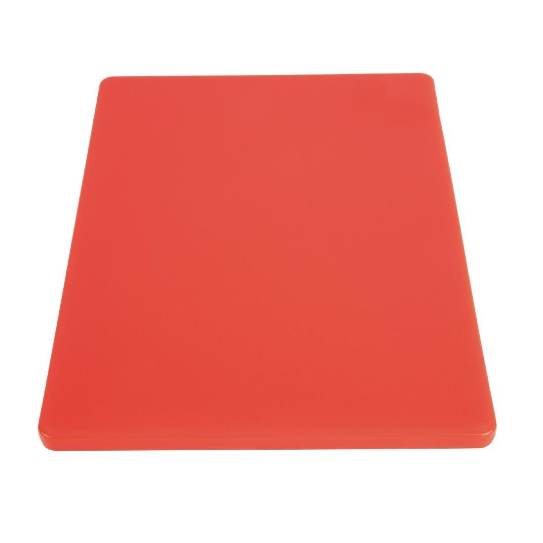 Hygiplas Low Density Chopping Board Red - 305x229x12mm