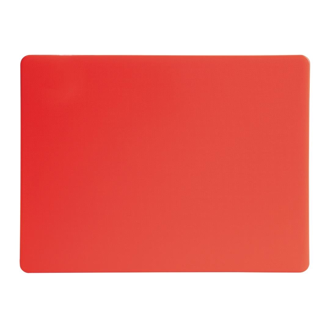 Hygiplas Low Density Chopping Board Red - 305x229x12mm