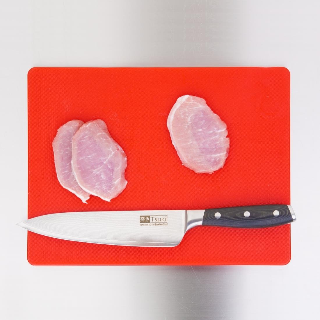 Hygiplas Low Density Chopping Board Red - 305x229x12mm