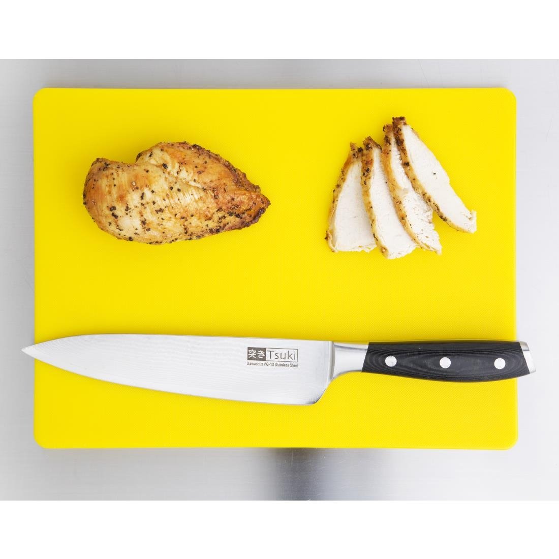 Hygiplas Low Density Chopping Board Yellow - 305x229x12mm