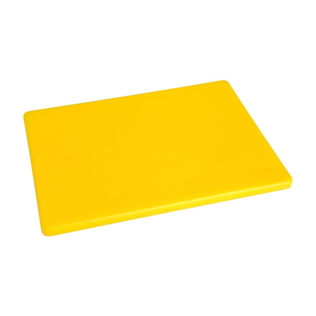 Hygiplas Low Density Chopping Board Yellow - 305x229x12mm