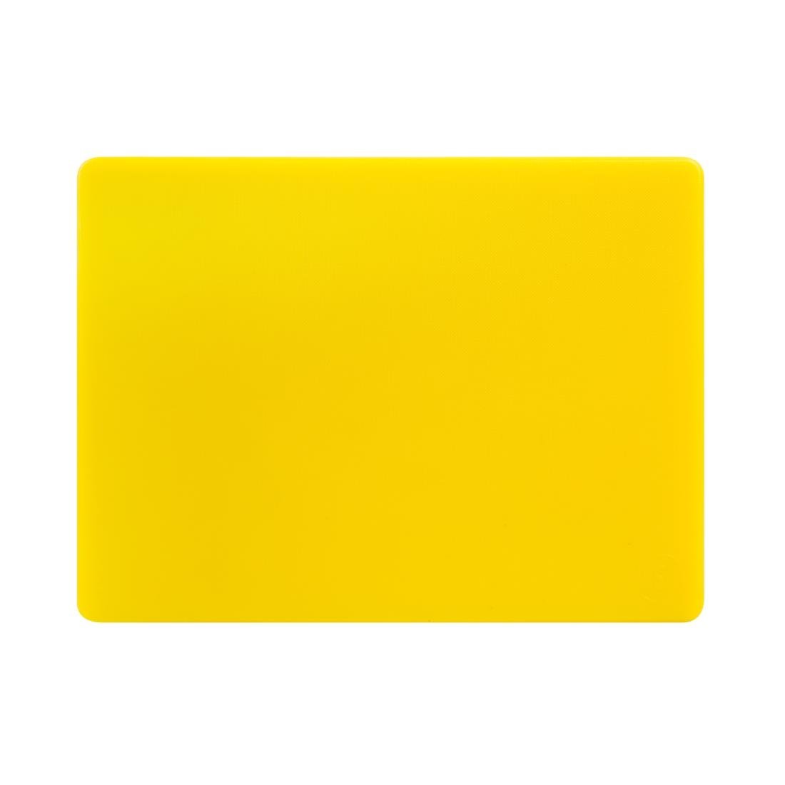 Hygiplas Low Density Chopping Board Yellow - 305x229x12mm