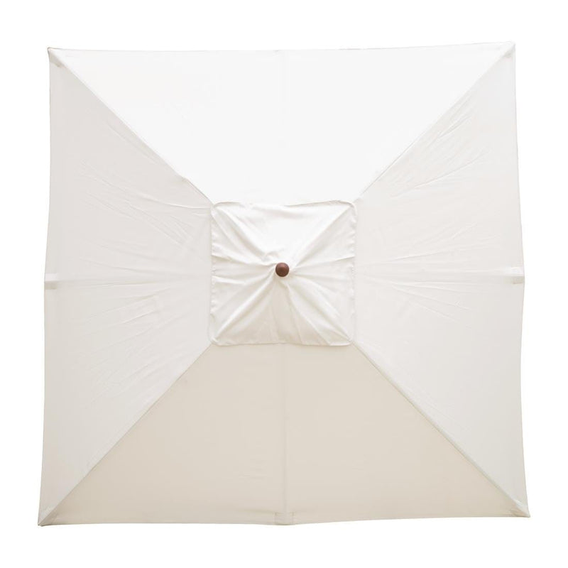 Bolero Square Outdoor Umbrella 2.5m Cream