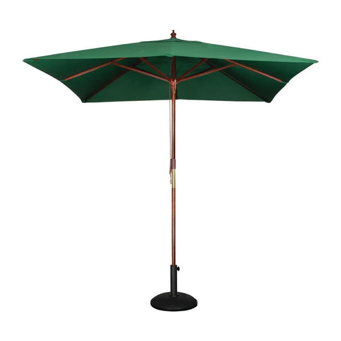 Bolero Square Outdoor Umbrella 2.5m Green