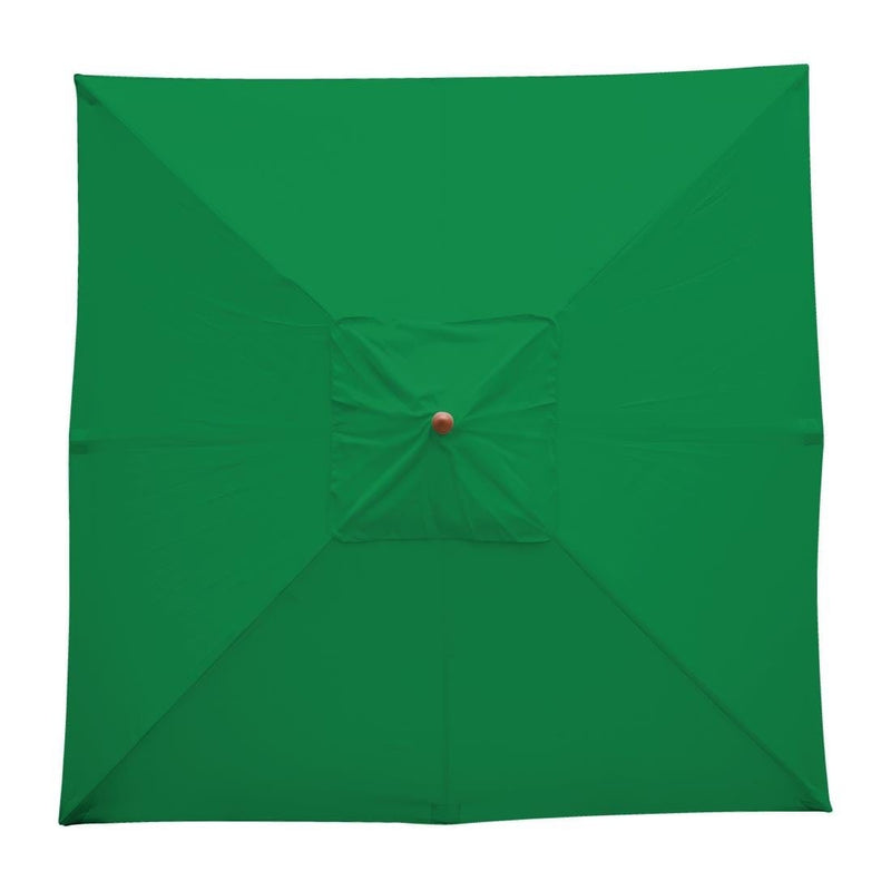 Bolero Square Outdoor Umbrella 2.5m Green