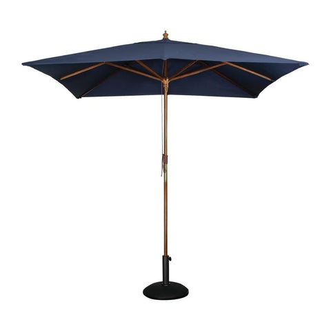 Bolero Square Outdoor Umbrella 2.5m Navy Blue