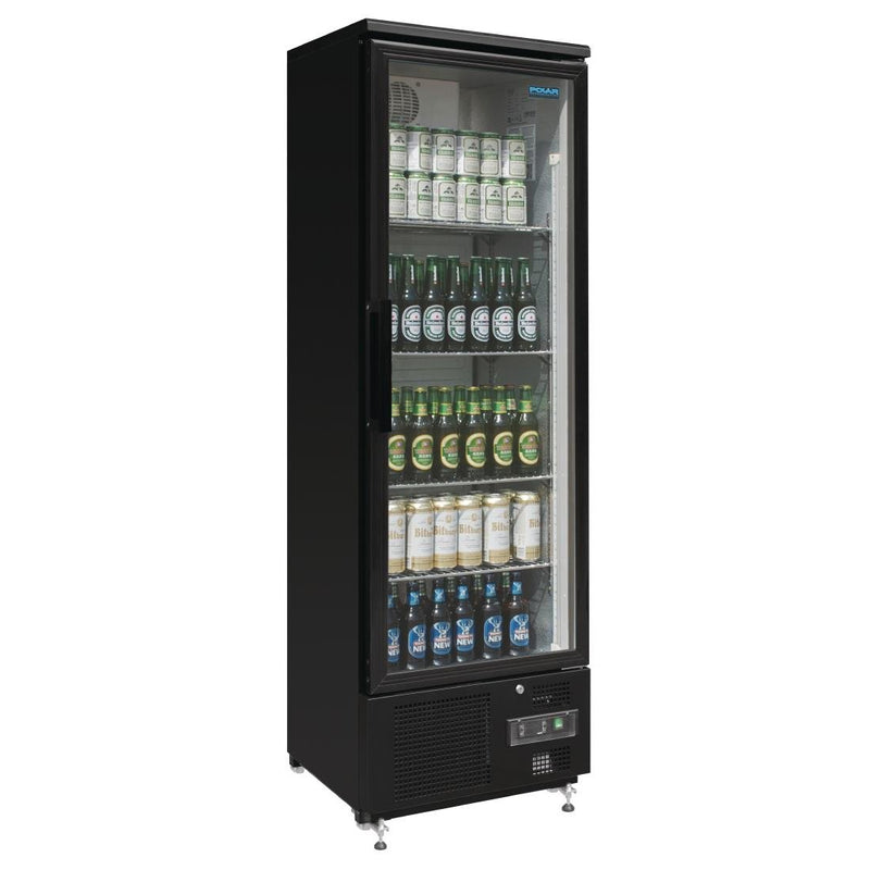 Polar G-Series Upright Back Bar Cooler with Hinged Door 307Ltr