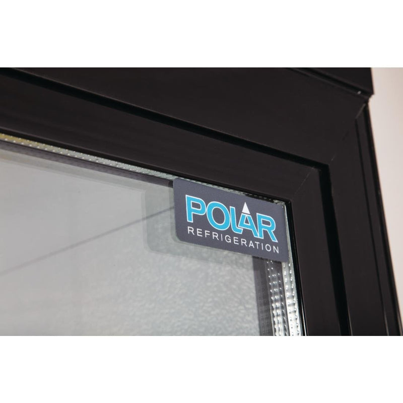Polar G-Series Upright Back Bar Cooler with Sliding Doors 490Ltr
