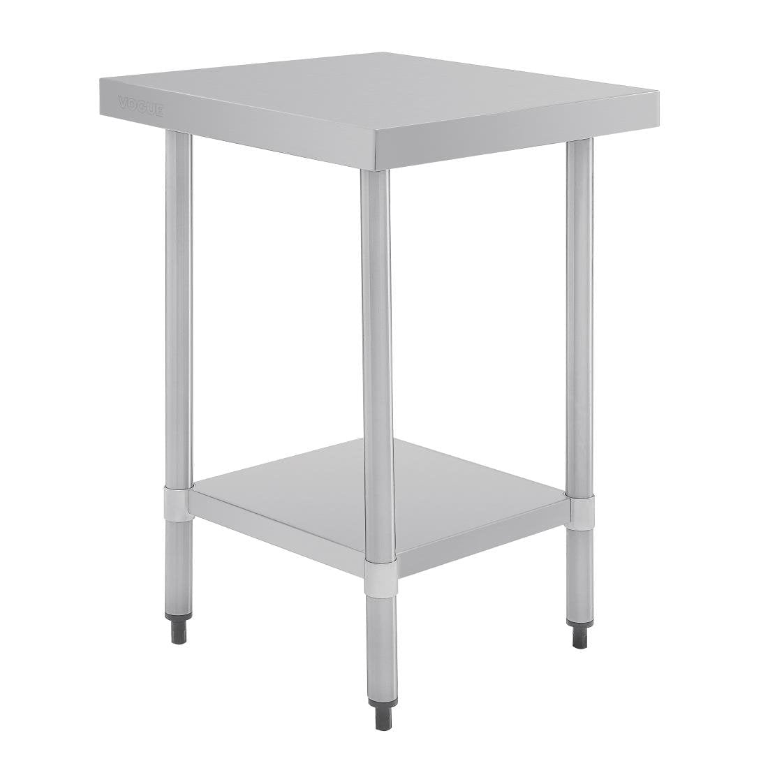 Vogue Stainless Steel Prep Table without Upstand