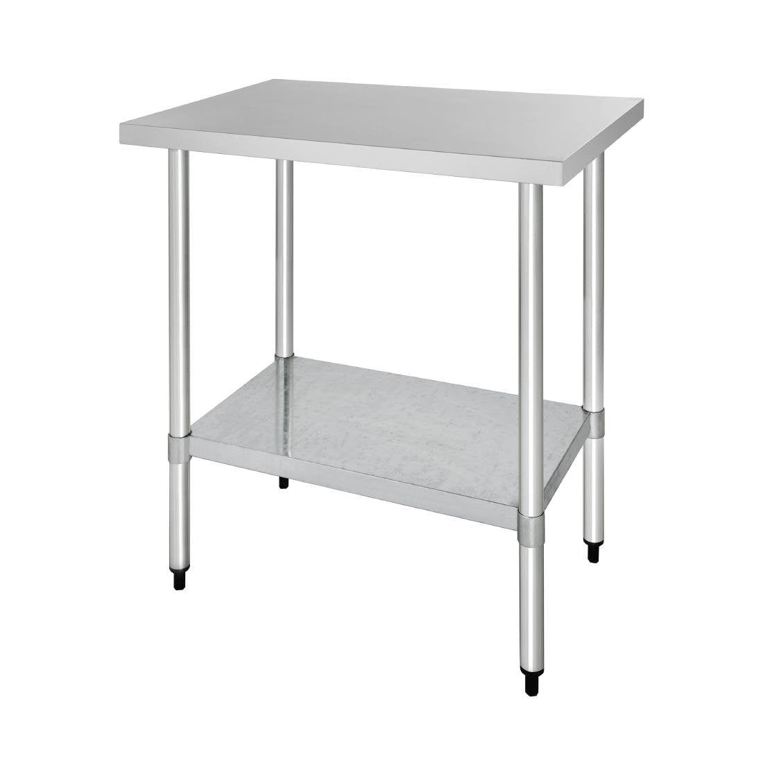 Vogue Stainless Steel Prep Table without Upstand