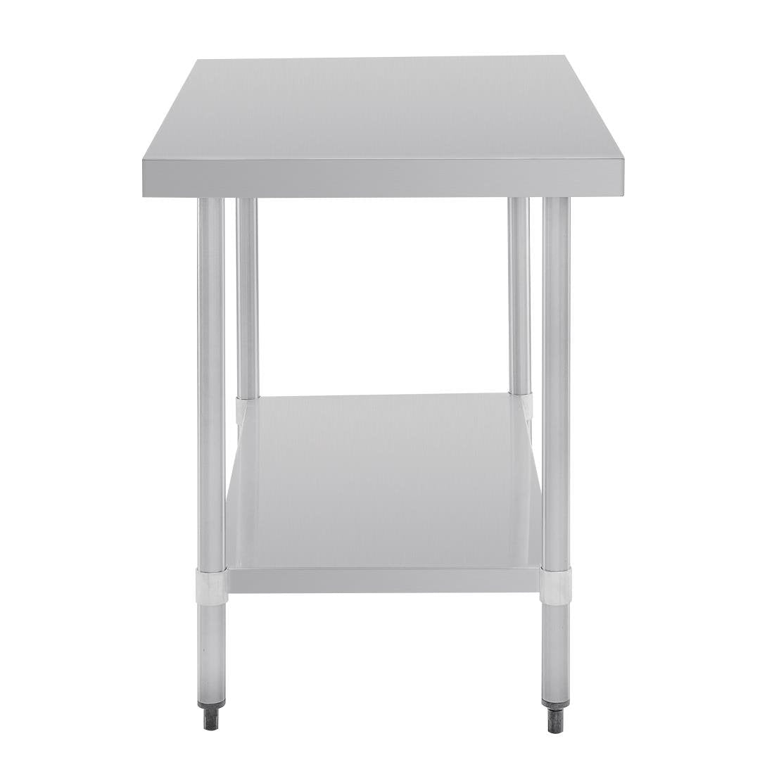 Vogue Stainless Steel Prep Table without Upstand