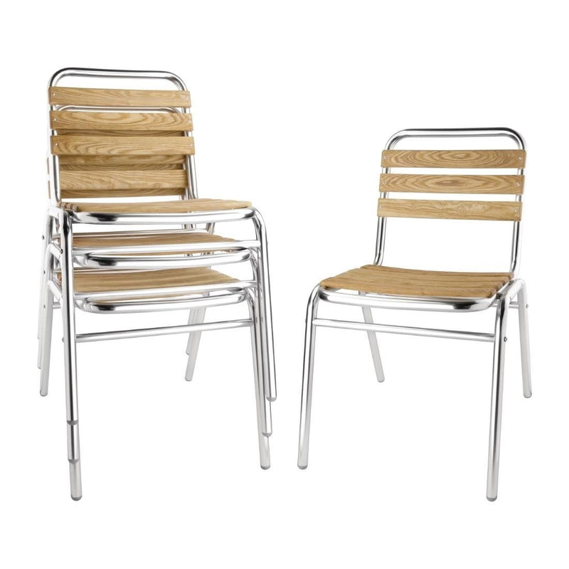 Bolero Ash Bistro Side Chair (Pack of 4)