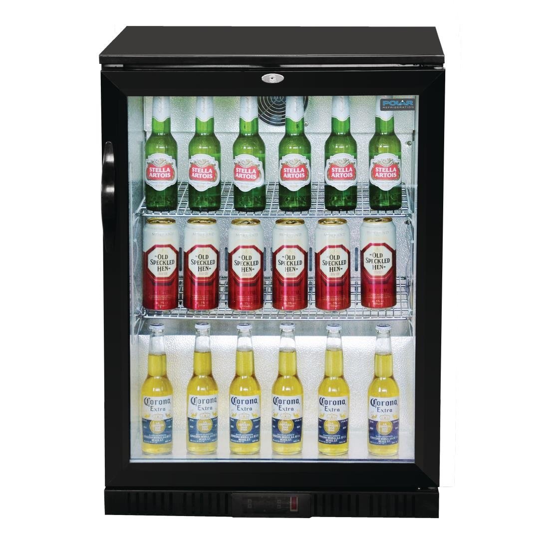 Polar G-Series Counter Back Bar Cooler with Hinged Door 138Ltr